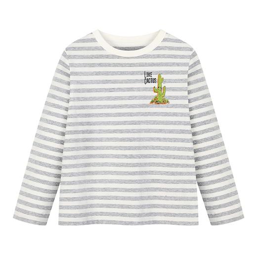 【仙人掌系列】mettekids童装条纹长袖T恤男女童春季新款打底衫内搭 商品图7