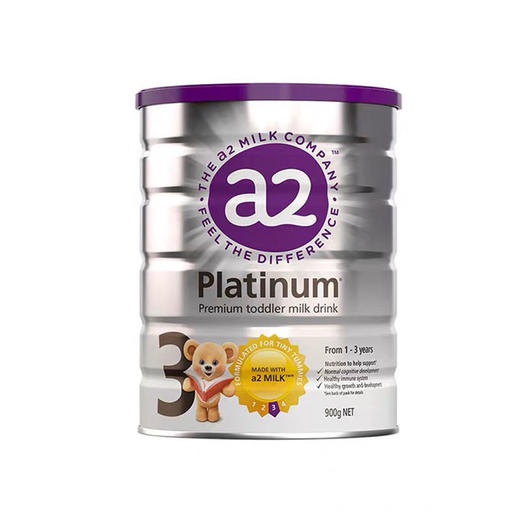 澳洲a2 Platinum白金3段适用年龄1-3岁儿童奶粉900g（不参与满赠活动）[福利品] 商品图2
