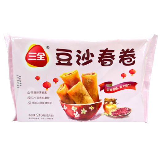 三全豆沙春卷216g 商品图0