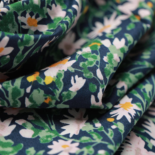 【100%棉】mettekids童装碎花抽褶长袖衬衫女童春季新款衬衣上衣 商品图5