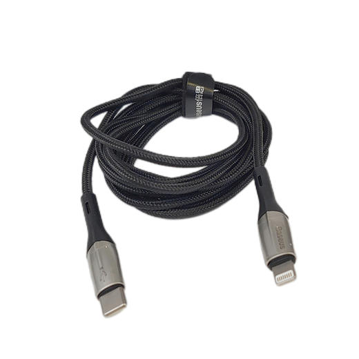 倍思C形灯智能断电数据线 USB For Type-C 3A/1M充电快充便携 商品图1