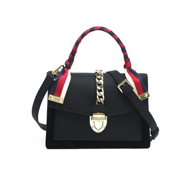 【品牌授权 全国联保】SADI/萨迪女士个性撞色通勤风小方包SD6022 商品图13