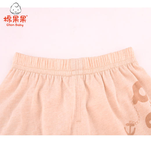 棉果果夏季新疆彩棉男童女童纯棉汗布七分裤M201201121215 商品图2