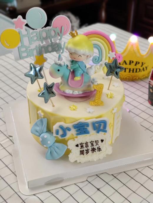 独角兽小王子蛋糕 商品图0