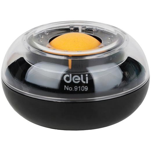 得力9109湿手器财务点钞沾水缸圆形滚珠沾水粘手器蘸水盒财务办公用品 商品图4