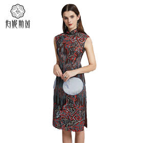 【伯妮斯茵】无袖新国风连衣裙--丹青如黛--《洛神赋》1S6022