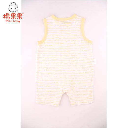 棉果果夏季新品内衣男童女童莫代尔背心连体衣连身衣哈衣M201724421230 商品图1