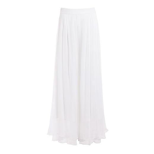 【林栖设计小店】（现货）夏季新品复古宽松显瘦高腰阔腿裤女百搭真丝长裤子1961185 商品图8