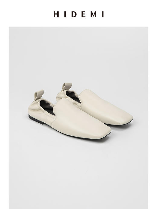 HIDEMI 新款方头小羊皮平底鞋 商品图6