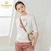 乔万尼薄款女针织衫新款爆款春季冰丝打底圆领短袖大码短款EI1M939 商品缩略图2