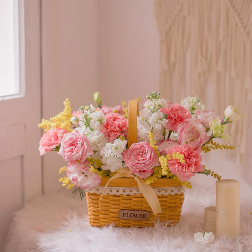 《清风微甜》-精致手提篮 商品图0
