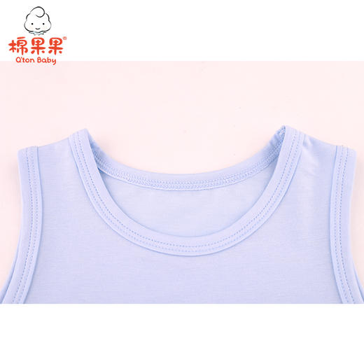 棉果果夏季新品内衣男童莫代尔背心M201170421233 商品图1