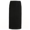 乔万尼春款黑色女春秋大码设计感小众轻熟显瘦百褶高腰半身裙EI2D782 商品缩略图4