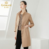 【两色可选】乔万尼风衣外套女新款春款春春大衣中长款英伦风EI1A911 商品缩略图2