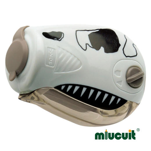 日本sonic Ratchetta恐龙棘轮回转两档笔尖可调削笔器 商品图5