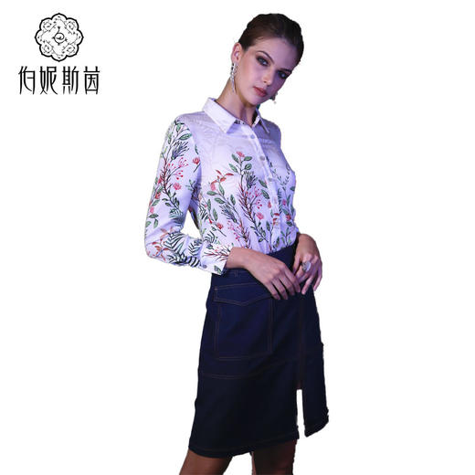 【伯妮斯茵】牛仔 3B6241--半裙--狩猎的花丛--《因汉而生--哥特》 商品图4