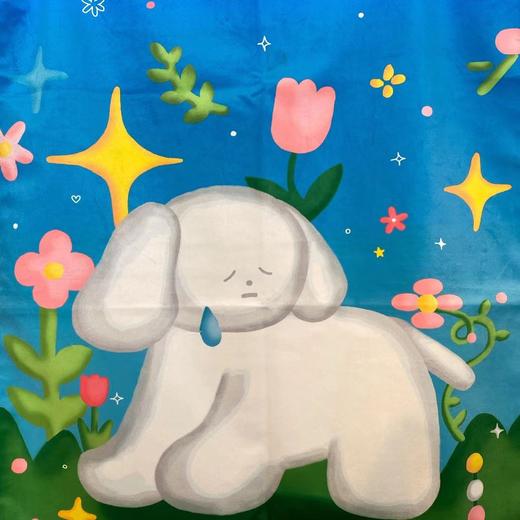 MonkeyMarket『伤心小狗』｜挂毯 商品图0