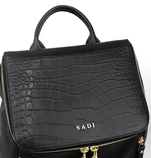 【品牌授权 全国联保】SADI/萨迪男士女士个性双肩包SD6082-01-1 商品图2