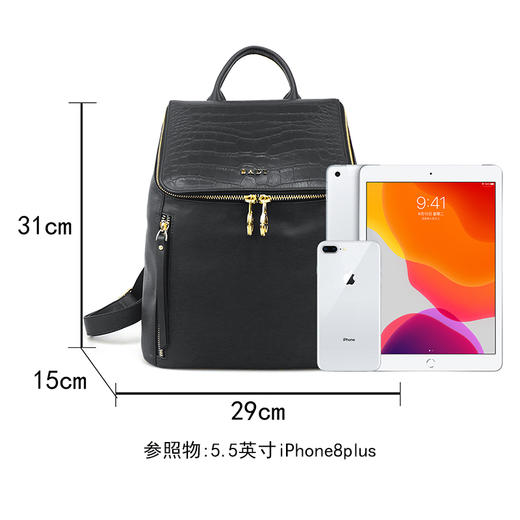 【品牌授权 全国联保】SADI/萨迪男士女士个性双肩包SD6082-01-1 商品图5