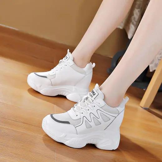 AM-265真皮老爹女鞋松糕厚底休闲运动鞋 商品图0