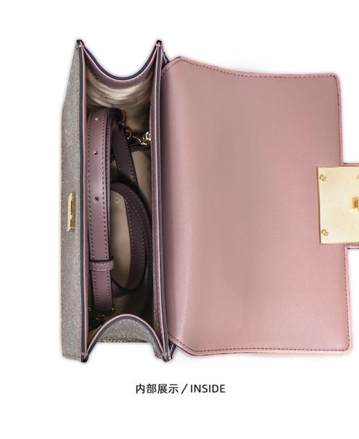 【品牌授权 全国联保】SADI/萨迪新款2020潮亮片小方包质感手提斜挎包女SD3668-18-1 商品图5