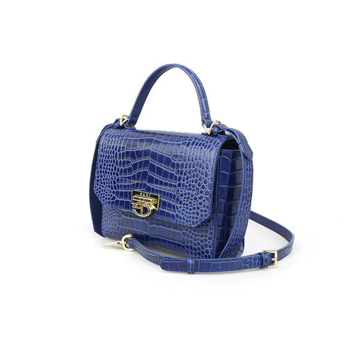 【品牌授权 全国联保】SADI/萨迪鳄鱼纹牛皮女士手提包SD6078 商品图3