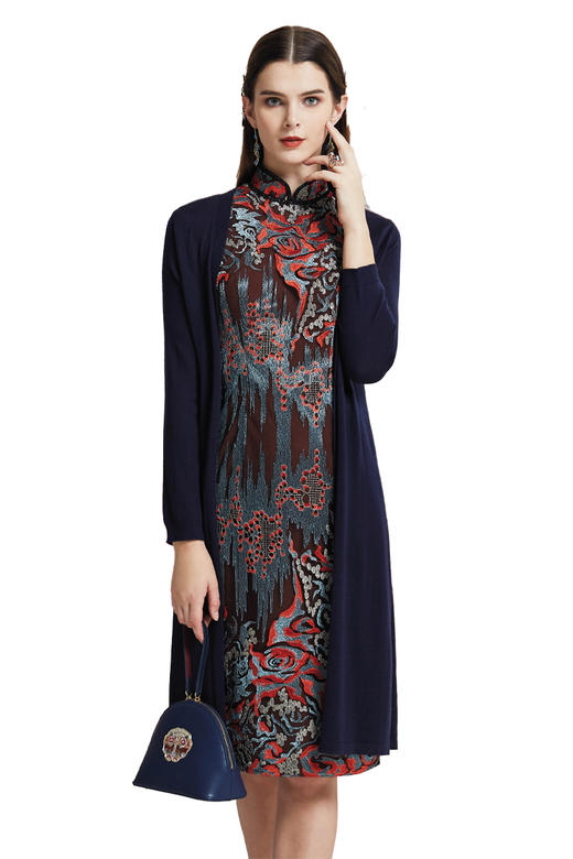 【伯妮斯茵】无袖新国风连衣裙--丹青如黛--《洛神赋》1S6022 商品图1