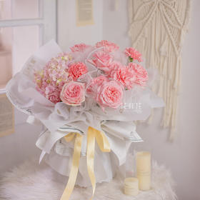 《迷雾仙境》-粉色系花束