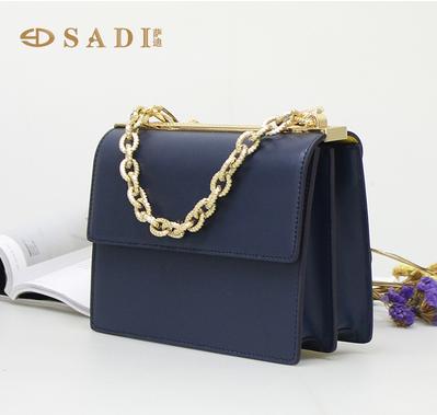 【品牌授权 全国联保】SADI/萨迪女士包包手提斜挎包SD3549-12-2M 商品图1