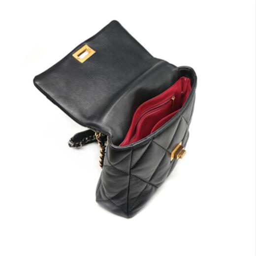 【品牌授权 全国联保】SADI/萨迪双色拼接链条菱格包SDS5156-01-1A 商品图3