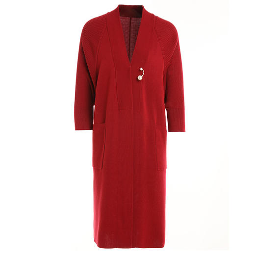 乔万尼冰丝针织衫女薄款小香风开衫v领春款外套长袖设计感EI1M948 商品图4