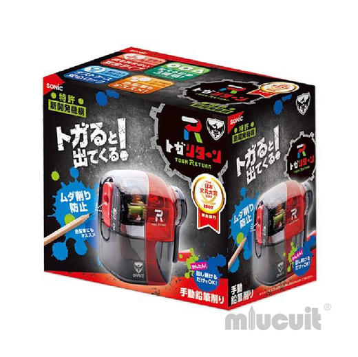 日本Sonic索尼克Liana Tiara Toga卷笔刀手摇铅笔削笔器小学生可削彩铅自动弹出 商品图6