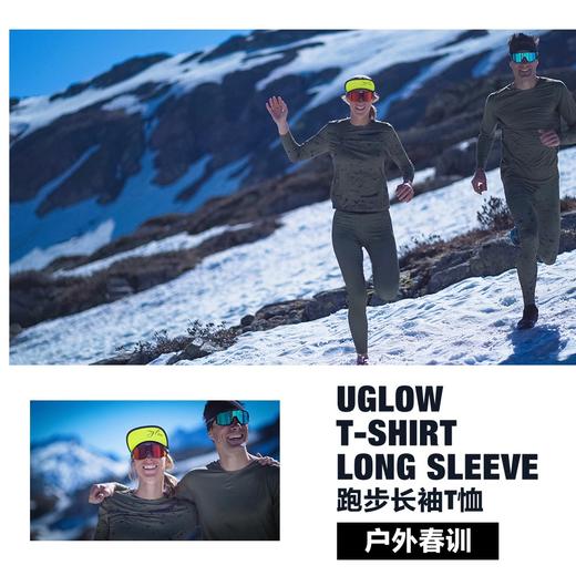 UGLOW跑步长袖T恤 T-SHIRT LONG SLEEVE 男女冬季可定制季户外跑步训练运动比赛上衣 商品图3