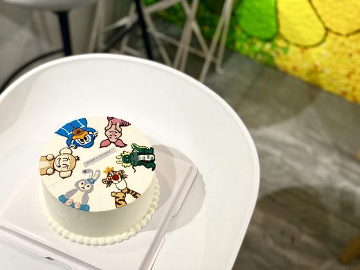 手绘迪士尼小可爱生日蛋糕 商品图0