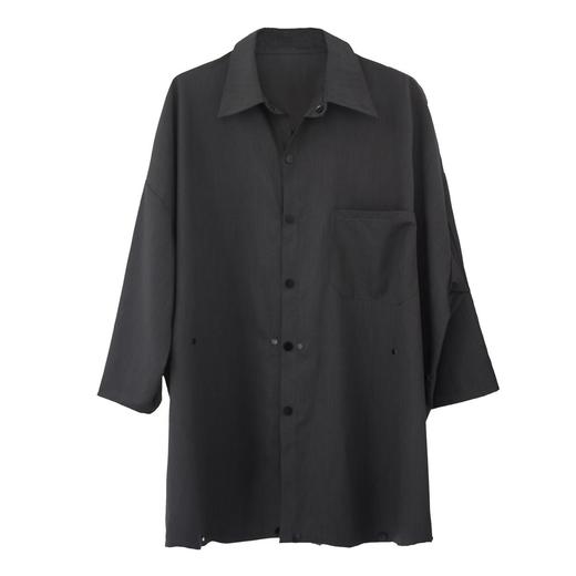 49PERCENT(49%)太空灰多形态西装衬衫外套七分袖 商品图4