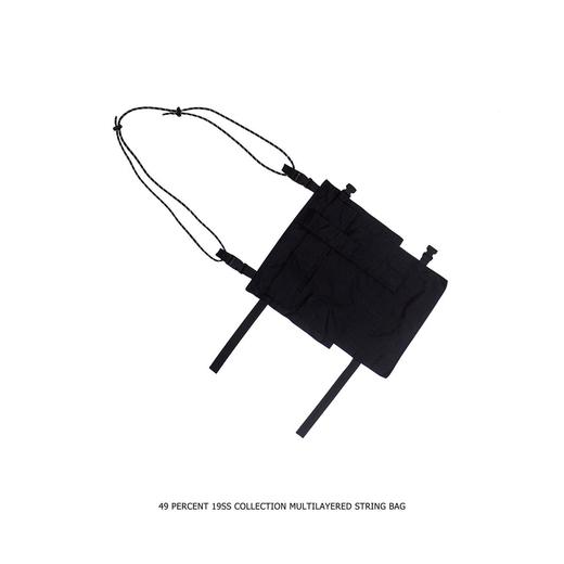 49PERCENT(49%)原创设计质感灰可拆卸挂包休闲裤坠感工装防水长裤 商品图3