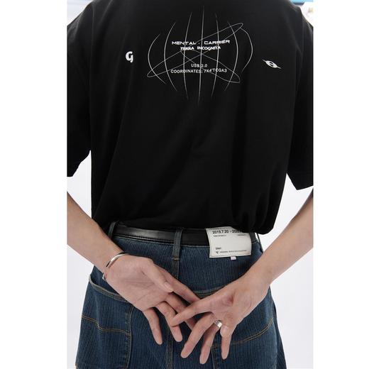 TERRAINCOGNITA2020SSG系列精神载体主题印花宽松百搭休闲男女T恤 商品图2