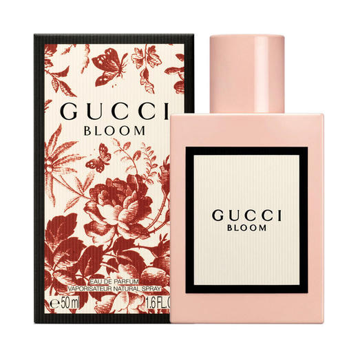 意大利 古驰（GUCCI）粉色繁花 花悦绽放女士浓香水50ml/瓶【香港直邮】 商品图0