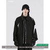 ATTEMPT SS21 月牙毛边分割双面穿夹克春季拼接休闲潮牌翻领外套 商品缩略图0