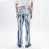 TERRAINCOGNITA2020SSG系列手工重工水洗微喇叭牛仔裤潮流男女款 商品缩略图2