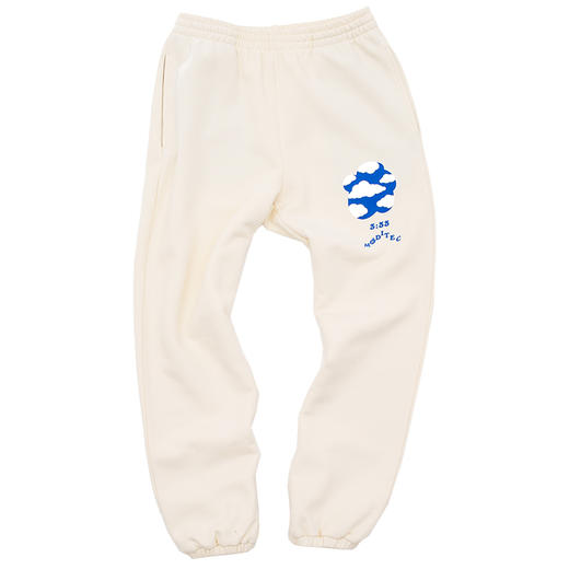 MODITEC 20秋冬 四色抓绒休闲运动裤 立体印花基础运动宽松束脚裤 商品图3