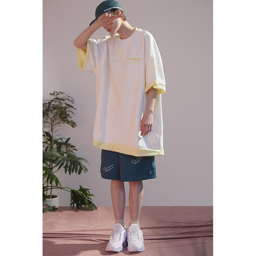 UMAMIISM 20SS 两个比利 正反两套搭配之品牌LOGO宽松圆领短袖T恤 商品图1