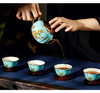 永丰源夫人瓷西湖蓝6头茶具 商品缩略图1