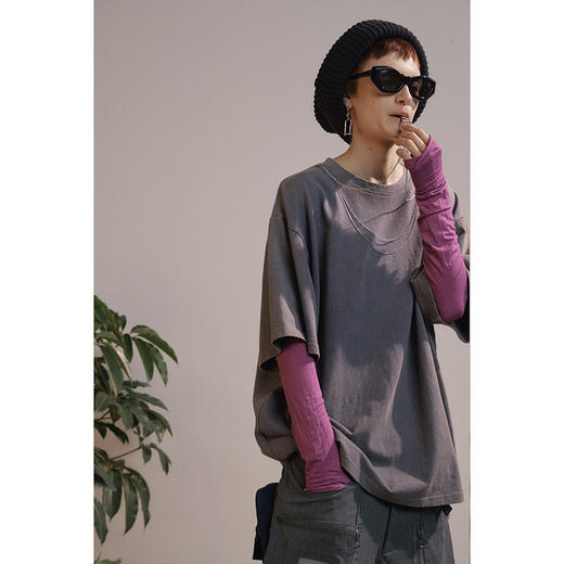 UMAMIISM 20SS 露丝紧握的口哨装饰项链可拆卸夏季短袖T恤 商品图3