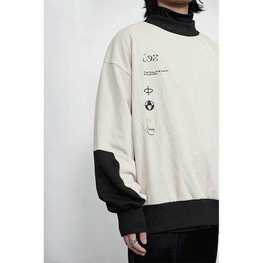 TERRAINCOGNITA20AW G系列潮流宽松百搭刺绣廓形金属套头卫衣男女 商品图2