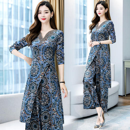 HR  MSY1029新款优雅气质时尚两件套 商品图0