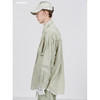 ATTEMPT SS21 路径起皱长袖衬衫拼接休闲宽松潮牌原创衬衣男女 商品缩略图2