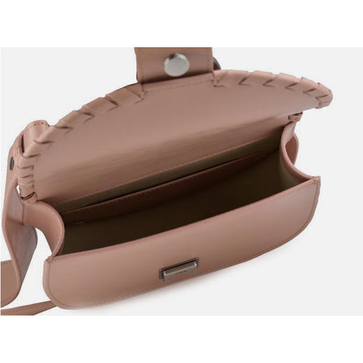 PINKO 品高 女士粒面皮革圆形 Love 斜挎单肩燕子包 粉色 1P21EA Y5GB Q19 商品图3