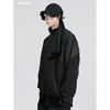 ATTEMPT SS21曲线拼接褶皱尼龙夹克外套男女潮宽松休闲拉链无帽 商品缩略图2
