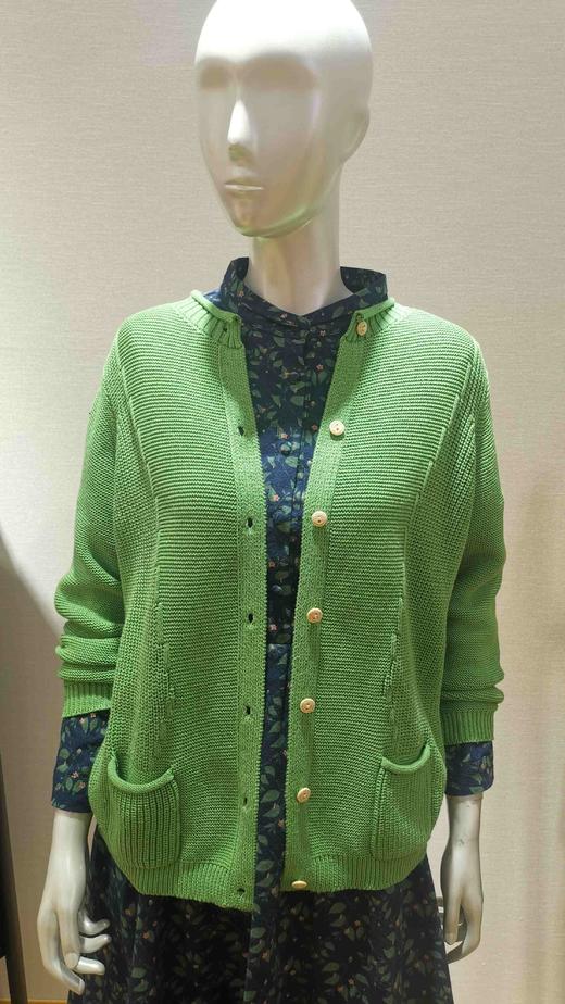 2F诗言志针织衫苹果绿 商品图0